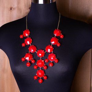 Red Statement Necklace